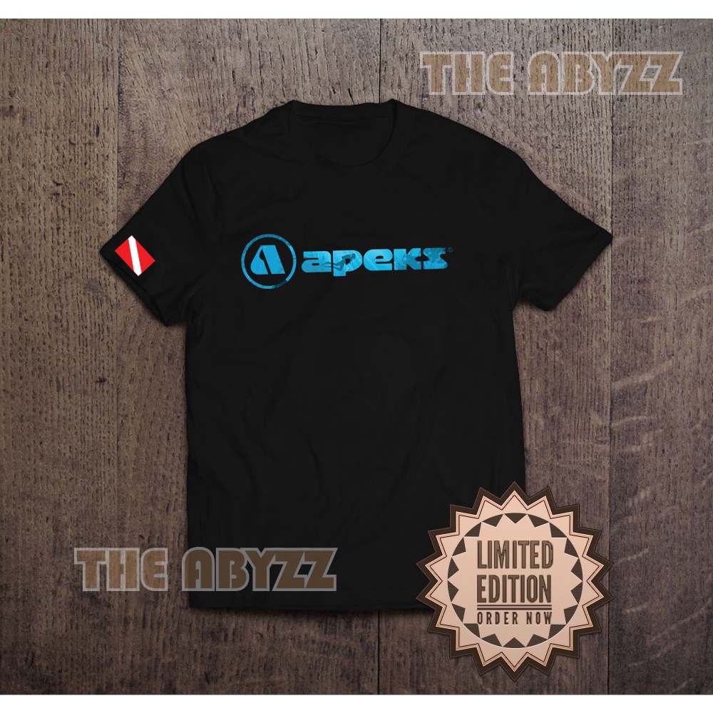 Apeks เสื้อยืดดําน้ํา แห้งเร็ว ทำจากผ้าไมโครไฟเบอร์และฝ้ายพรีเมียม
