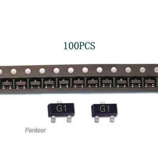 [Fenteer] ทรานซิสเตอร์ SMD MMBT5551LT1G สําหรับบอร์ดวงจรซ่อมเสียง วิดีโอ 100 ชิ้น