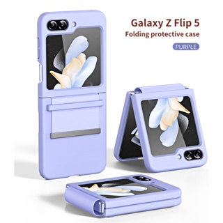 เคสโทรศัพท์มือถือ PC พับได้ กันกระแทก สําหรับ Samsung Galaxy Z Flip 5 Z Flip 4 Z Flip 3 5G