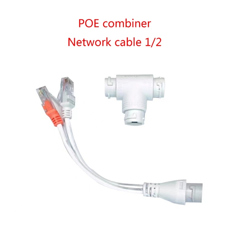 Moommy 2-in-1 POE Splitter ตัวเชื่อมต่อ RJ45 สามทาง สําหรับระบบตรวจสอบเครือข่าย