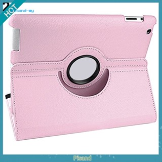 Pisand เคสหนังเทียม หมุนได้ 360 องศา สําหรับ Apple iPad 2 3 4