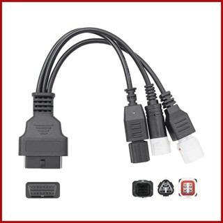 อะแดปเตอร์สายเคเบิลวินิจฉัย OBD2 30 ซม. แบบพกพา อุปกรณ์เสริม สําหรับรถจักรยานยนต์