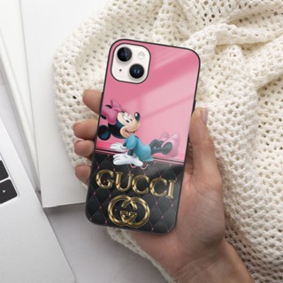เคสโทรศัพท์มือถือ กันกระแทก ลายการ์ตูนมินนี่ สําหรับ IPhone 14 Plus 13 Pro Max 12 Mini X G u c.i G Home 2