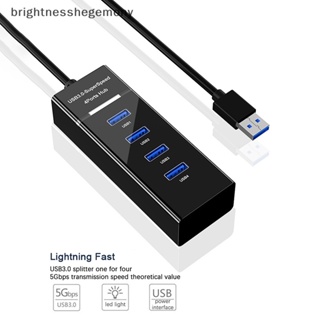 Bgth อะแดปเตอร์แยกสายเคเบิ้ล USB 3.0 พอร์ต ความเร็วสูง คุณภาพสูง สําหรับคอมพิวเตอร์