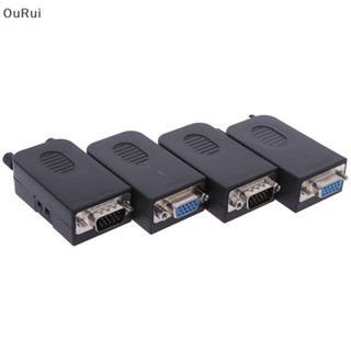 {RUI} ปลั๊กเชื่อมต่อ D-SUB DB15 VGA ตัวผู้ 3 แถว 15 Pin {OuRui.th}