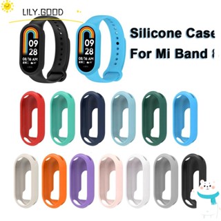 Lily เคสซิลิโคน ป้องกันหน้าจอ อุปกรณ์เสริม สําหรับ Xiaomi Mi Band 8