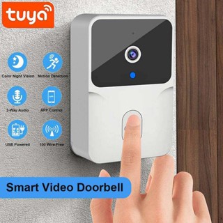 Tuya ออดประตูไร้สาย WiFi IR เวอร์ชั่นกลางคืน สําหรับ IOS Android Phone Smart Home Outdoor Monitor