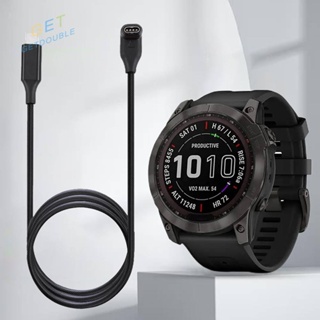 [Getdouble.th] อะแดปเตอร์สายชาร์จ Type C ยาว 1 เมตร สําหรับ Garmin Fenix 7 7S 7X 6 [Getdouble.th]