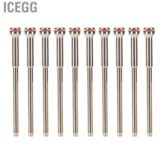 Icegg Dental Mandrel Rod  Stainless Steel Polishing Shank 10pcs Professional 1.8 Inch Hard for Dentist Hospital