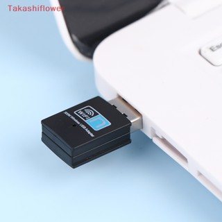 (Takashiflower) การ์ดรับสัญญาณเครือข่ายไร้สาย USB WiFi 300Mbps สําหรับคอมพิวเตอร์