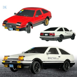 Dk โมเดลของเล่นสี่ล้อ AE86 สเกล 1 18 พร้อมรีโมตคอนโทรล สําหรับเด็กผู้ชาย และเด็กผู้หญิง