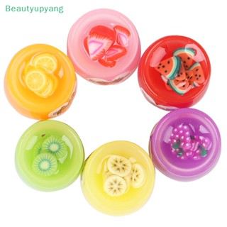 [Beautyupyang] ขวดแยมผลไม้จิ๋ว 1:12 สําหรับบ้านตุ๊กตา 6 ชิ้น ต่อชุด