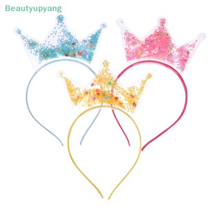 [Beautyupyang] ที่คาดผม ประดับเลื่อม แวววาว สไตล์เจ้าหญิง สําหรับเด็กผู้หญิง เครื่องประดับผมน่ารัก