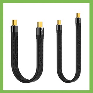 สายชาร์จเร็ว 40Gbps PD 100W Type-C เป็น Type-C สําหรับ Thunderbolt 4