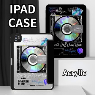 [สําหรับ Ipad Air 4] เคส iPad อะคริลิค ไล่โทนสี พร้อมช่องใส่ปากกา สําหรับ iPad 2021 Pro 11Gen10 Gen9 Air4 5 10.9 Air1 2 9.7 Mini 4 5 Pro12.9 iPad Pro 2021 Air4 iPad Gen8 10.2