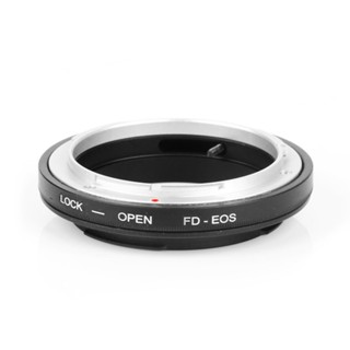 Rich2.br แหวนอะแดปเตอร์เมาท์โลหะ สําหรับเลนส์กล้อง FD-EOS Canon FD EOS EF DSLR