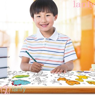 LANFY ม้วนกระดาษวาดภาพกราฟฟิตี้ Diy ของเล่นสําหรับเด็ก