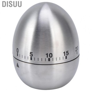 Disuu Cooking Timer Egg Shaped Clear Scale Design Manual Mechanical 60 Minutes Kitc US