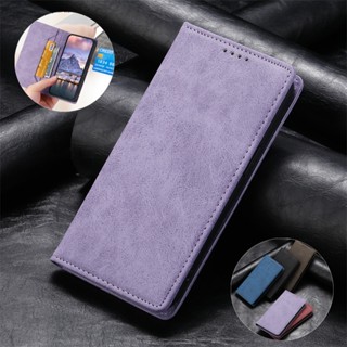 เคสโทรศัพท์มือถือหนัง ฝาพับ พร้อมช่องใส่บัตร สไตล์เรโทร สําหรับ Xiaomi POCO X4 GT 11T 12 12X 12S 12T 13 Pro Lite CIVI 2 Redmi K50i K50 Ultra 12C 11A Note 11T Pro+