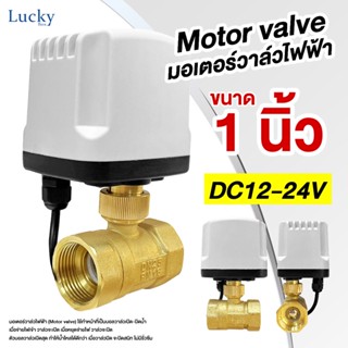 Motor Valve มอเตอร์วาล์วไฟฟ้า DC12-24V ขนาด 1 นิ้ว