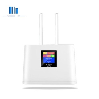 เราน์เตอร์เสาอากาศ WIFI CPE908 CPE 908PE-W 150Mbps หน้าจอสี สีขาว ปลั๊ก EU 1 ชุด