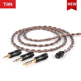 Trn RedChain สายเคเบิลอัพเกรดหูฟัง HIFI 4 แกน ชุบเงิน ทองแดง และทองแดง OFC ปลั๊ก 3.5 2.5 4.4 มม.