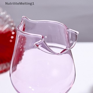 [NutriliteMelting1] แก้วไวน์แดง รูปดอกกุหลาบ ขนาด 150 400 มล. สไตล์โรแมนติก สําหรับตกแต่งงานแต่งงาน บาร์