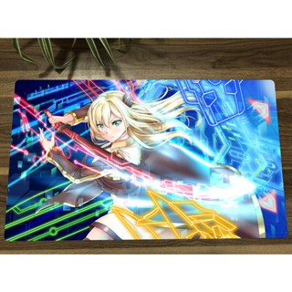 อะนิเมะ Yu-Gi-Oh! Playmat Sky Striker Ace - Raye CCG TCG แผ่นรองเมาส์เกมเทรดดิ้งการ์ด