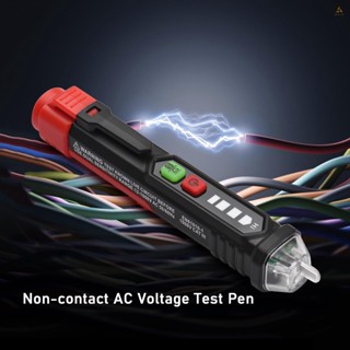 Habotest HT90 ปากกาทดสอบแรงดันไฟฟ้า AC แบบพกพา 12V 48V~1000V พร้อมไฟฉาย