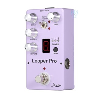 Rowin RE-05 Loop เอฟเฟคกีตาร์ ขนาดเล็ก พร้อมเอฟเฟค Reverb Chorus Delay Effects