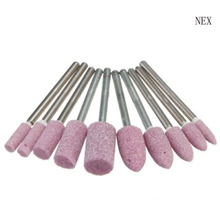 Nex ล้อเจียรหินขัด สีแดง 1 8 10 ชิ้น