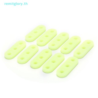 Remitglory หัวเข็มขัดประแจเรืองแสง สีเขียว สําหรับเต็นท์ 10 ชิ้น