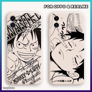 เคสโทรศัพท์มือถือ ซิลิโคนนิ่ม ลายอนิเมะ One Piece Monkey D Luffy ตลก สําหรับ Infinix Smart 4 5 6 Hot 9 10 11 12 Play Note 12 HP