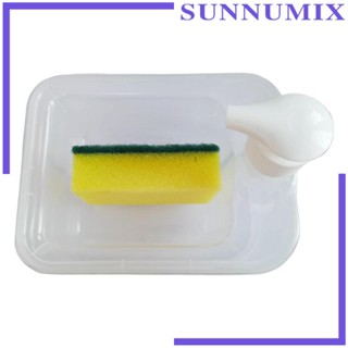 [Sunnimix] เครื่องจ่ายสบู่ และที่วางเครื่องขัด 1000 มล. สําหรับเคาน์เตอร์