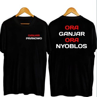 ดีมาก เสื้อยืด พิมพ์ลาย Ora Ganjar Ora Nyoblos Ganjar Pranowo 2024