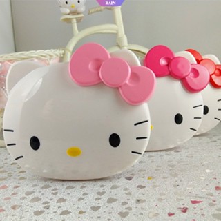 ใหม่ เครื่องคิดเลข ลายการ์ตูน Hello Kitty ขนาดเล็ก แบบพกพา พับได้ เครื่องเขียน สําหรับเด็กผู้หญิง [RAIN]