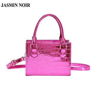 Jasmin NOIR กระเป๋าถือ กระเป๋าสะพายไหล่ หนังจระเข้ สําหรับสตรี