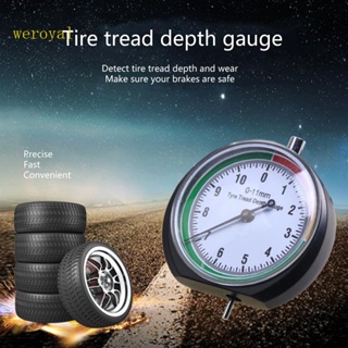 Weroyal เกจวัดความลึกยางล้อรถมอเตอร์ไซค์ สําหรับ T read Depth Gauge Dial Tyre Depth Gauge