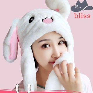 BLISS หมวกแก๊ป ปักลายหูกระต่าย ให้ความอบอุ่น สไตล์เกาหลี สําหรับผู้หญิง