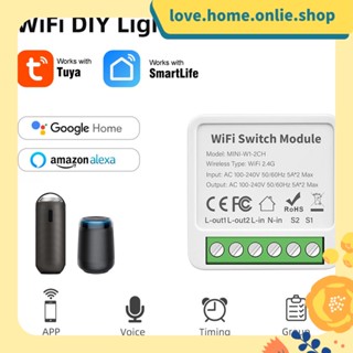 โมดูลสวิตช์อัจฉริยะ WiFi 2 3 4 gang Tuya DIY รองรับฟังก์ชั่นนับถอยหลัง ควบคุมด้วยเสียง พร้อม Alexa Google home