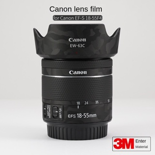 สติกเกอร์ฟิล์มกันรอยเลนส์กล้อง 3M สําหรับ Canon EF-S 18-55 F4-5.6 IS STM 1855