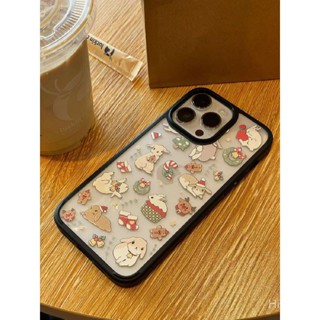 เคสโทรศัพท์มือถือแบบนิ่ม กันกระแทก ลายกระต่าย สําหรับ iPhone14Promax 14Pro 14Plus 14 13Promax 13Pro 13 12Promax 12Pro 12 11Promax 11Pro 11 XSMAX XR 7Plus