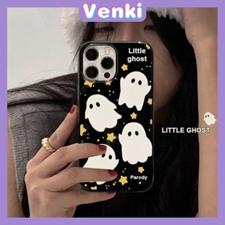 Venki - เข้ากันได้สำหรับ เคส iphone 11 เคสไอโฟน เคสไอโฟน11  เคสเคลือบเงา TPU Soft Candy กันกระแทกป้องกันกล้องฟักทองผีน่ารักเข้ากันได้กับ iPhone 14 13 Pro max 12 Pro Max xr xs max 7Plus 8Plus