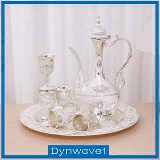 [Dynwave1] ชุดถ้วยกาแฟตุรกี โลหะ 6 ชิ้น สไตล์วินเทจ สําหรับโต๊ะชา บาร์ ของขวัญวันเกิด