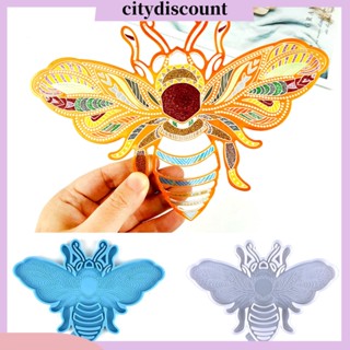 &lt;citydiscount&gt; แม่พิมพ์อีพ็อกซี่เรซิ่น รูปผึ้ง ทําความสะอาดง่าย ไม่เหนียวติด สําหรับทําเครื่องประดับ จี้ งานฝีมือ DIY