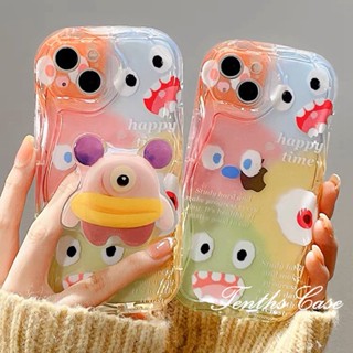 เคสโทรศัพท์มือถือ ขอบโค้ง ลายน่ารัก 3D พร้อมขาตั้ง สําหรับ Realme C53 C55 C35 C33 C31 C30 C21Y C25 C25s C25Y C12 C21 C20 C20A C11 C15 8i 6i 5i 5s 5 Narzo 50A 50i Prime