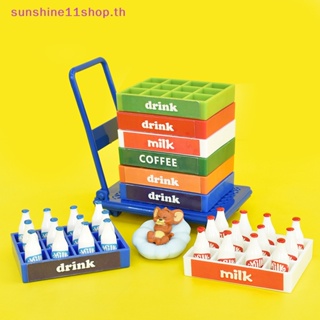 Sunshop ถาดใส่เครื่องดื่ม โซดา ไวน์ ซูเปอร์มาร์เก็ต ขนาดเล็ก อุปกรณ์เสริม สําหรับตกแต่งบ้านตุ๊กตา