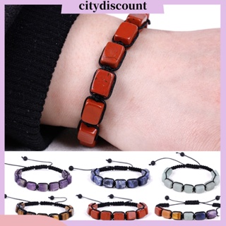 &lt;citydiscount&gt; สร้อยข้อมือ ประดับลูกปัด ไม่จางหาย ปรับได้ ไม่กระจัดกระจาย แฮนด์เมด สําหรับทุกเพศ ทุกวัย