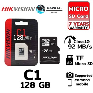 COINSคืน15%⚡FB9JMZV6⚡ HIKVISION HS-TF-C1(STD)/128GB/ C1 รับประกัน 7ปี