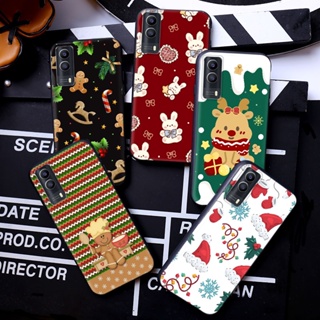 เคสโทรศัพท์มือถือแบบนิ่ม ลายศิลปะ Merry Christmas 2WES สําหรับ Vivo Y30 Y50 Y31 Y51 Y53 Y55 Y55s Y69 Y71 Y81 Y81s Y91C Y95 Y93 Y91